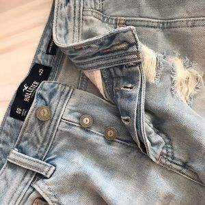 Ripped Jean Shorts